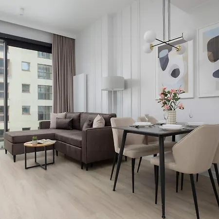 公寓 Towarowa Towers Prestigious With Ac & Parking In By Renters Prestige