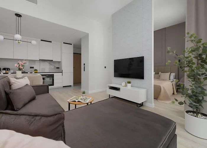 Apartment Towarowa Towers Prestigious With Ac & Parking In By Renters Prestige Warsaw